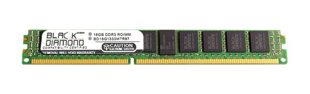 Picture of 16GB DDR3 1333 (PC3-10600) ECC Registered VLP Memory 240-pin (2Rx4)