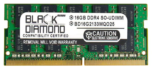 Picture of 16GB DDR4 2133 ECC SODIMM Memory 260-pin (2Rx8)