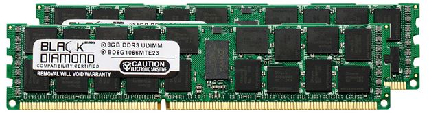 Picture of 16GB Kit (2x8GB) DDR3 1066 (PC3-8500) ECC Registered Memory 240-pin (2Rx4)