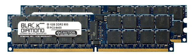 Picture of 2GB Kit (2x1GB)  DDR2 800 (PC2-6400) ECC Registered Memory 240-pin (2Rx4)