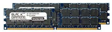 Picture of 2GB Kit (2x1GB) DDR2 533 (PC2-4200) ECC Registered Memory 240-pin (2Rx4)