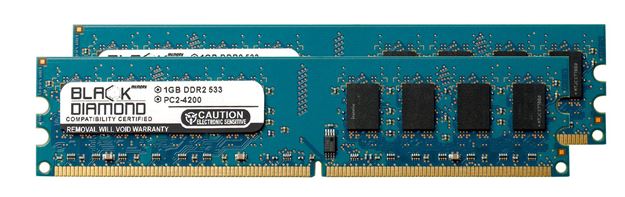 Picture of 2GB Kit (2x1GB) DDR2 533 (PC2-4200) Memory 240-pin (2Rx8)