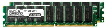 Picture of 2GB Kit(2X1GB) DDR 400 (PC-3200) ECC Memory 184-pin (2Rx8)