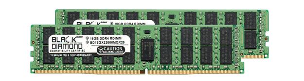 Picture of 32GB Kit (2x16GB) DDR4 2666 ECC Registered Memory 288-pin (2Rx4)