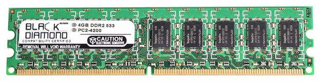 Picture of 4GB DDR2 533 (PC2-4200) ECC Memory 240-pin (2Rx8)