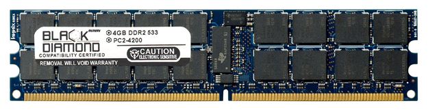 Picture of 4GB DDR2 533 (PC2-4200) ECC Registered Memory 240-pin (2Rx4)