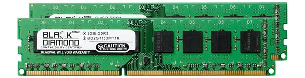 Picture of 4GB Kit (2x2GB) DDR3 1333 (PC3-10600) Memory 240-pin (1Rx8)