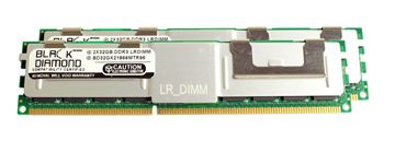 Picture of 64GB Kit (2x32GB) LRDIMM DDR3 1600 (PC3-12800) ECC Registered Memory 240-pin (4Rx4)