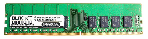 Picture of 8GB DDR4 2400 ECC Memory 288-pin (2Rx8)