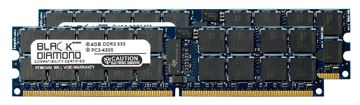 Picture of 8GB Kit (2x4GB) DDR2 533 (PC2-4200) ECC Registered Memory 240-pin (2Rx4)