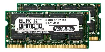 Picture of 8GB Kit (2x4GB) DDR2 533 (PC2-4200) SODIMM Memory 200-pin (2Rx8)