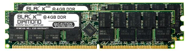 Picture of 8GB Kit(2X4GB) DDR 266 (PC-2100) ECC Registered Memory 184-pin (2Rx4)