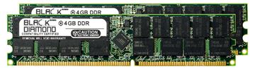 Picture of 8GB Kit(2X4GB) DDR 400 (PC-3200) ECC Registered Memory 184-pin (2Rx4)