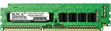 Picture of 8GB Kit(2x4GB) DDR3 1866 (PC3-14900) ECC Memory 240-pin (2Rx8)