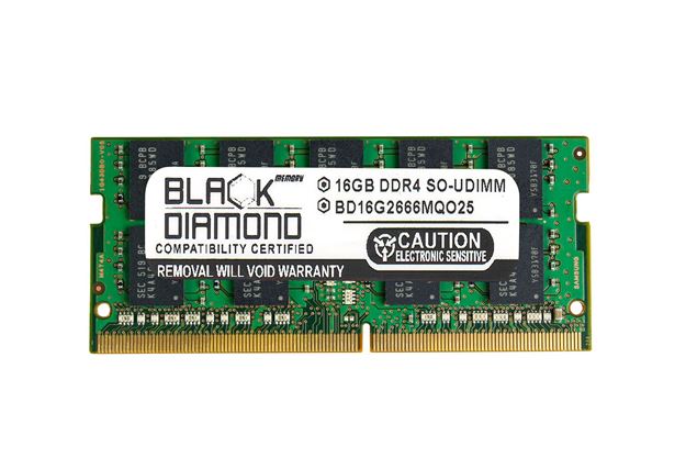 Picture of 16GB DDR4 2666 ECC SODIMM Memory 260-pin (2Rx8)