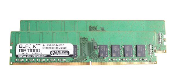 Picture of 32GB (2x16GB) DDR4 2133 ECC Memory 288-pin (2Rx8)