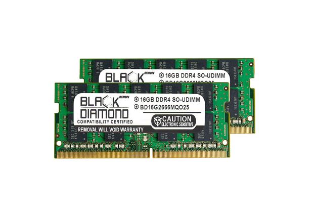 Picture of 32GB Kit (2x16GB) DDR4 2666 ECC SODIMM Memory 260-pin (2Rx8)