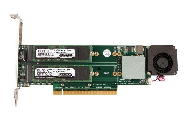 Picture of 4TB NVMe (4X1TB) Raid 0 PCIe Gen3 SSD