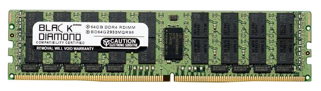 Picture of 64GB DDR4 2933 ECC Registered Memory 288-pin (4Rx4)