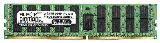 Picture of 32GB DDR4 2666 ECC Registered Memory 288-pin (2Rx4)