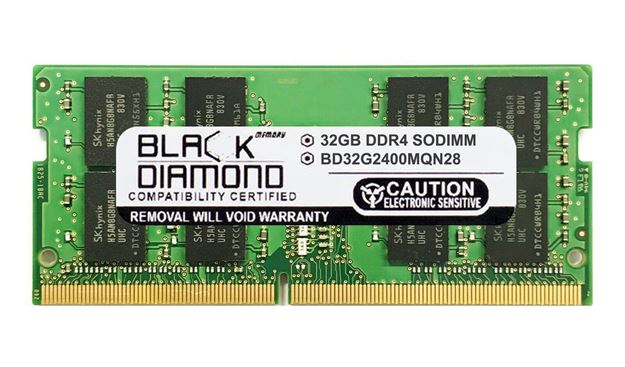 Picture of 32GB DDR4 2400 SODIMM Memory 260-pin (2Rx8)