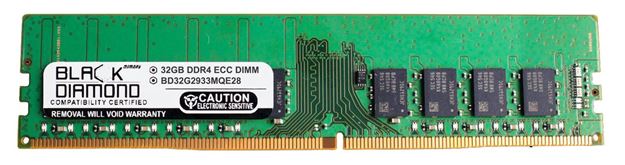 Picture of 32GB DDR4 2933 ECC Memory 288-pin (2Rx8)