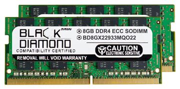 Picture of 16GB Kit (2x8GB) DDR4 2933 ECC SODIMM Memory 260-pin (2Rx8)