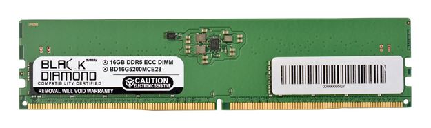 Picture of 16GB (2Rx8) DDR5 5200 ECC Memory 288-pin
