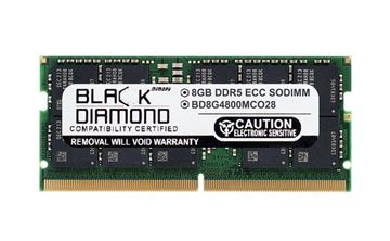 Picture of 8GB DDR5 4800 ECC SODIMM Memory 262-pin (1Rx8)